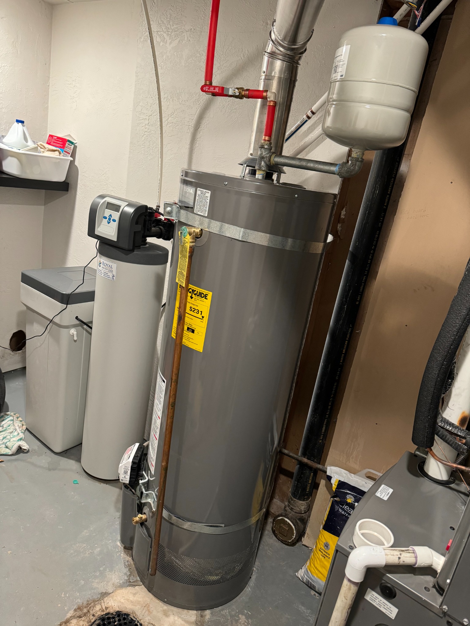 Water heater installation